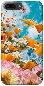 Чехол Летние цветы для iPhone 8 plus (5.5")
