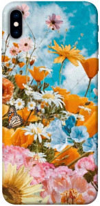Чехол Летние цветы для iPhone XS Max