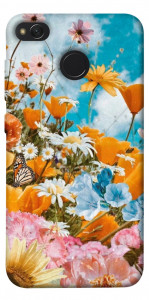 Чехол Летние цветы для Xiaomi Redmi 4X