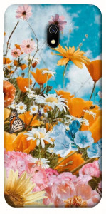 Чехол Летние цветы для Xiaomi Redmi 8a