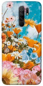 Чехол Летние цветы для Xiaomi Redmi 9