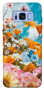 Чехол Летние цветы для Galaxy S8 (G950)