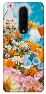 Чехол Летние цветы для OnePlus 8