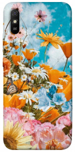 Чехол Летние цветы для Xiaomi Redmi 9A