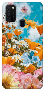 Чехол Летние цветы для Samsung Galaxy M30s