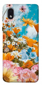 Чехол Летние цветы для Samsung Galaxy M01 Core