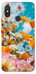 Чехол Летние цветы для Xiaomi Mi 8