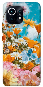 Чехол Летние цветы для Xiaomi Mi 11