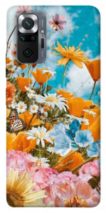 Чехол Летние цветы для Xiaomi Redmi Note 10 Pro