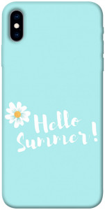Чехол Привет лето для iPhone XS (5.8")