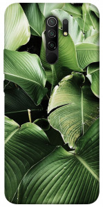 Чехол Тропическая листва для Xiaomi Redmi 9