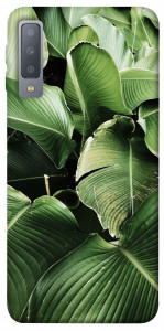 Чехол Тропическая листва для Galaxy A7 (2018)