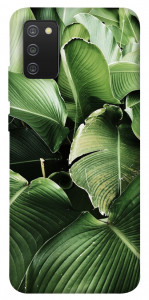 Чехол Тропическая листва для Galaxy A02s