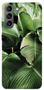 Чехол Тропическая листва для Galaxy S21