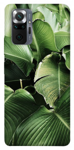 Чехол Тропическая листва для Xiaomi Redmi Note 10 Pro