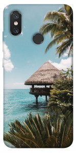 Чехол Тропический остров для Xiaomi Mi 8