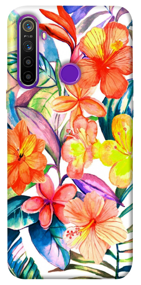 

Чехол Цветочный коктейль для Realme 5 1157167