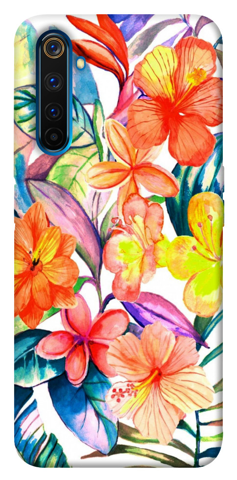 

Чехол Цветочный коктейль для Realme 6 Pro 1157169