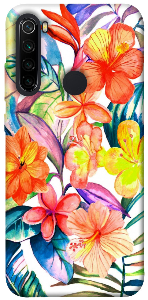 

Чехол Цветочный коктейль для Xiaomi Redmi Note 8 1157182