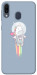 Чехол Единорог в космосе для Galaxy M20