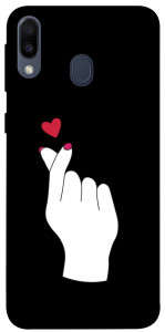 Чехол Сердце в руке для Galaxy M20
