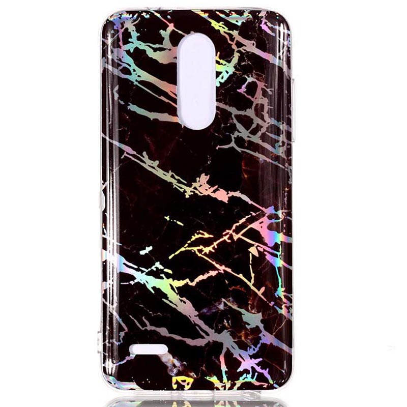 

TPU чехол Marble Series для LG K10 (2018) (Черный) 678325