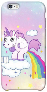 Чехол Единорог с радугой для iPhone 6 (4.7'')