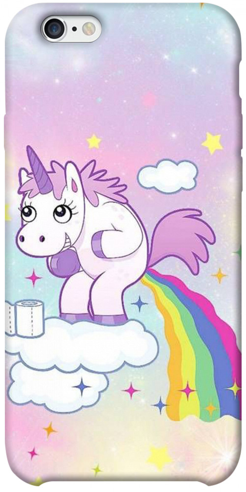 Чехол Единорог с радугой для iPhone 6S Plus