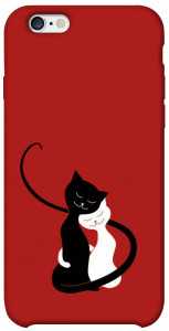 Чехол Влюбленные коты для iPhone 6 (4.7'')