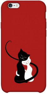 Чехол Влюбленные коты для iPhone 6 plus (5.5'')