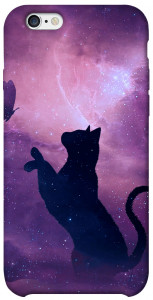 Чохол Кіт та метелик для iPhone 6 (4.7'')