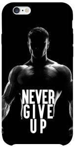 Чохол Never give up для iPhone 6s (4.7'')