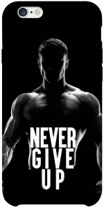 Чехол Never give up для iPhone 6s plus (5.5'')