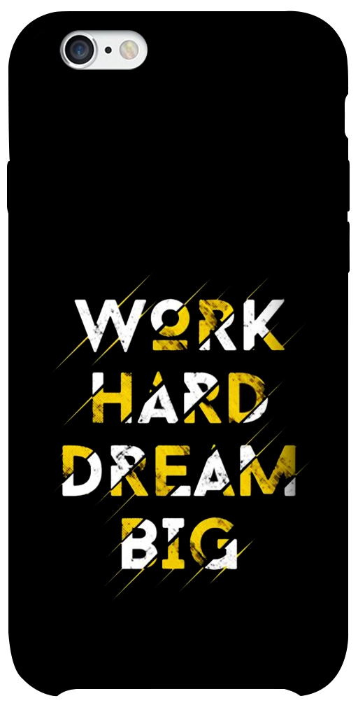 Чехол Work hard для iPhone 6