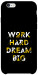 Чехол Work hard для iPhone 6