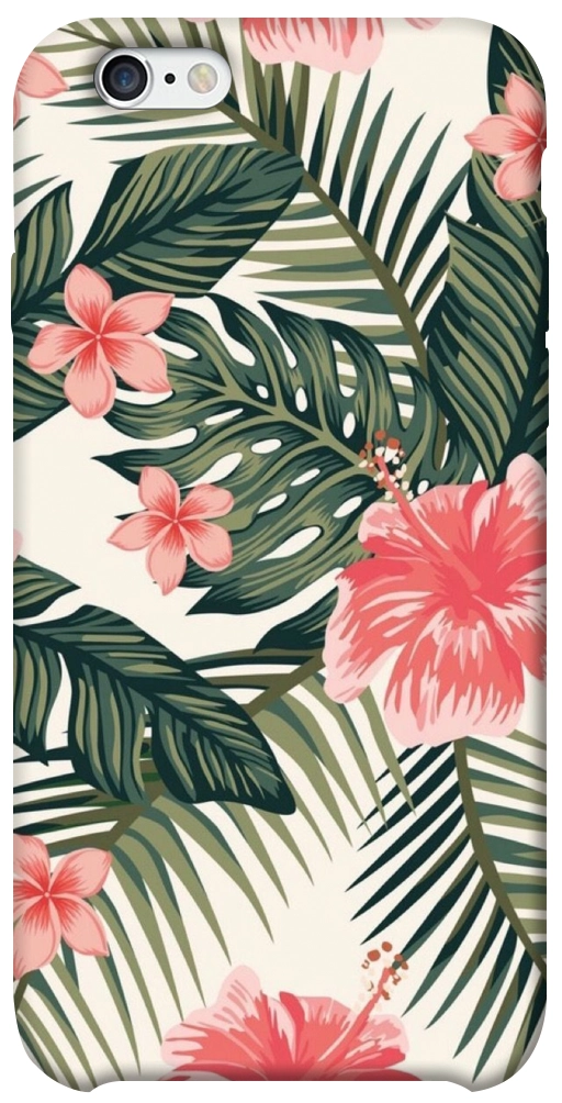 Чехол Tropic flowers для iPhone 6