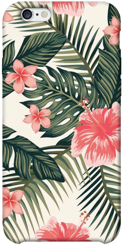 Чехол Tropic flowers для iPhone 6S Plus