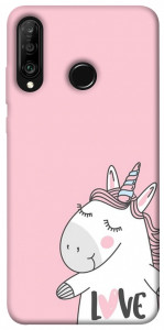 Чехол Unicorn love для Huawei P30 Lite