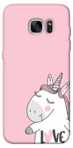 Чехол Unicorn love для Galaxy S7 Edge