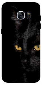 Чехол Черный кот для Galaxy S7 Edge
