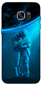 Чехол Космическая любовь для Galaxy S7 Edge