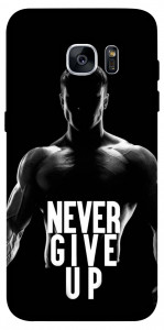 Чохол Never give up для Galaxy S7 Edge