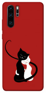 Чохол Закохані коти для Huawei P30 Pro