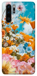 Чехол Летние цветы для Huawei P30 Pro