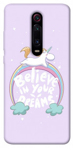 Чохол Believe in your dreams unicorn для Xiaomi Redmi K20