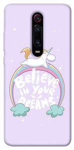 Чехол Believe in your dreams unicorn для Xiaomi Mi 9T