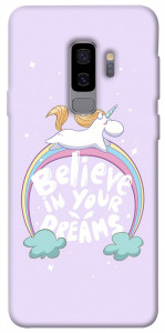 Чехол Believe in your dreams unicorn для Galaxy S9+