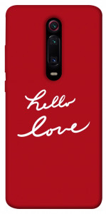 Чохол Hello love для Xiaomi Redmi K20