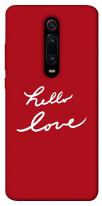 Чехол Hello love для Xiaomi Redmi K20