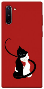 Чехол Влюбленные коты для Galaxy Note 10 (2019)